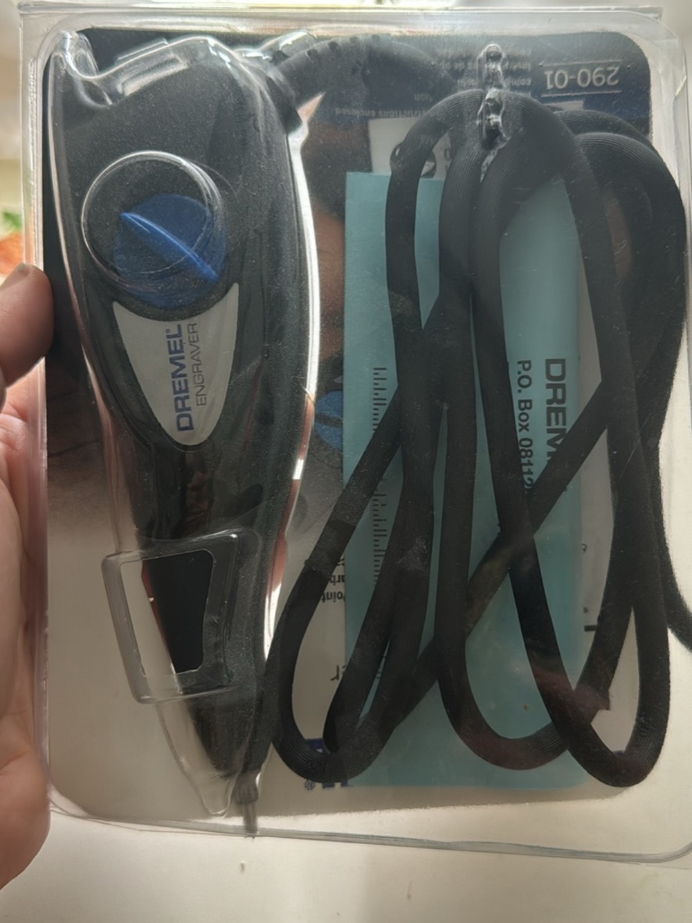 Engraver Handheld Tool – Black and Blue